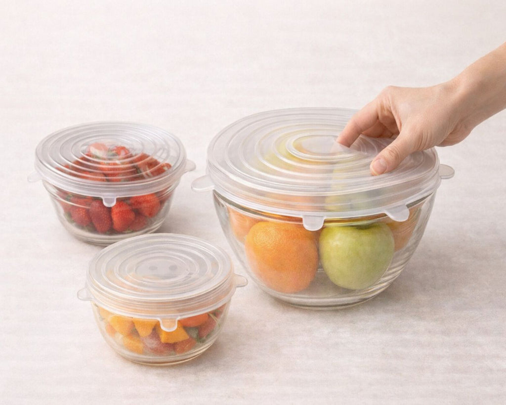Tapas de Silicona Reutilizables - Pack de 6 Tamaños